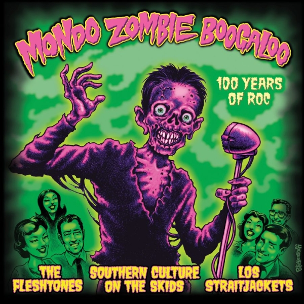 Los Straitjackets Southern Culture - Mondo Zombie Boogaloo i gruppen CD / Kommande / Pop-Rock hos Bengans Skivbutik AB (5682765)