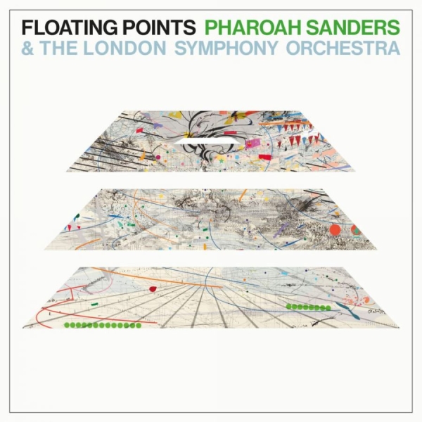Floating Points Pharoah Sanders & - Promises (Blue / Green Vinyl) i gruppen VINYL / Jazz hos Bengans Skivbutik AB (5682808)