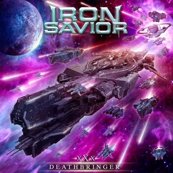 Iron Savior - Deathbringer (Blue Vinyl) i gruppen VINYL / Kommande / Hårdrock hos Bengans Skivbutik AB (5683070)