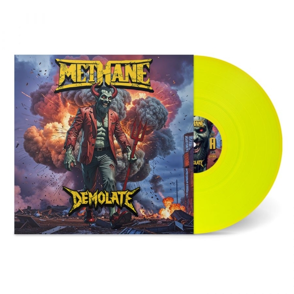 Methane - Demolate (Neon Yellow Vinyl Lp) i gruppen VINYL / Kommande / Hårdrock hos Bengans Skivbutik AB (5683164)