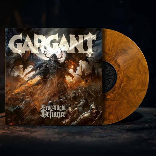 Gargant - Dead Night Defiance (Orange Marbled i gruppen VINYL / Kommande / Hårdrock hos Bengans Skivbutik AB (5683172)