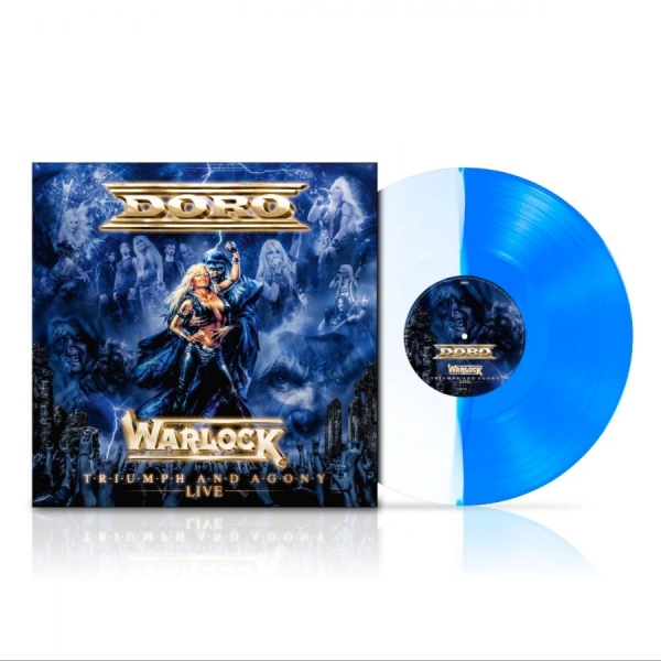 Doro - Warlocktriumph And Agony Live (Blue i gruppen VINYL / Kommande / Hårdrock hos Bengans Skivbutik AB (5683174)
