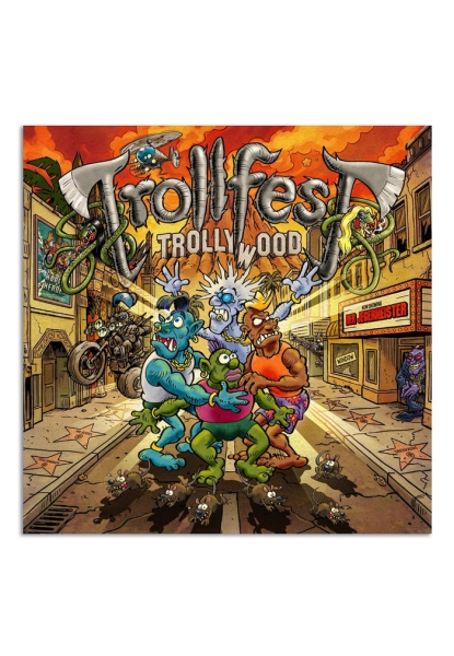 Trollfest - Trollywood (Digipak) i gruppen CD / Kommande / Hårdrock hos Bengans Skivbutik AB (5683237)