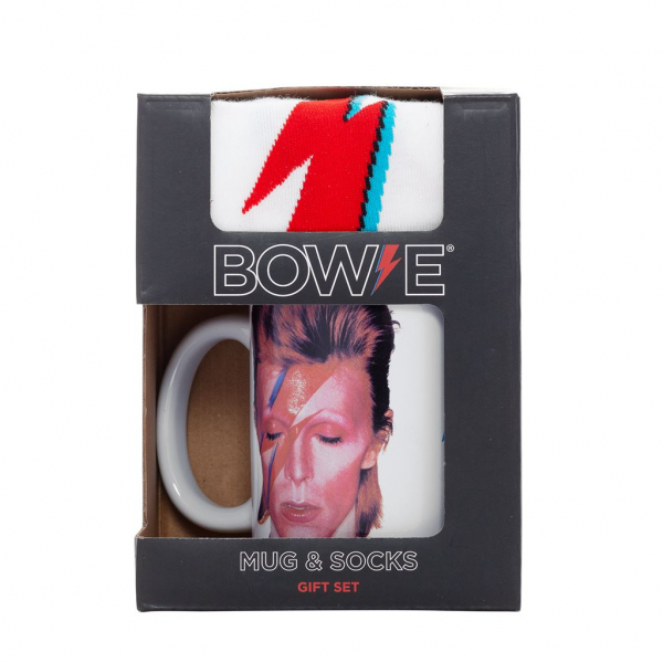 David Bowie - Aladdin Sane Mug & Sock Set i gruppen MERCHANDISE / Merch / Pop-Rock hos Bengans Skivbutik AB (5683286)
