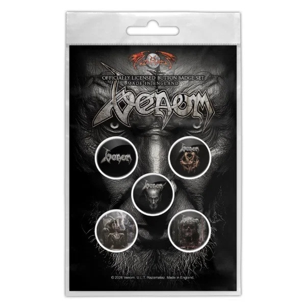 Venom - Into Oblivion Button Badge Pack i gruppen MERCHANDISE / Pin-Button Badge /  /  hos Bengans Skivbutik AB (5683336)