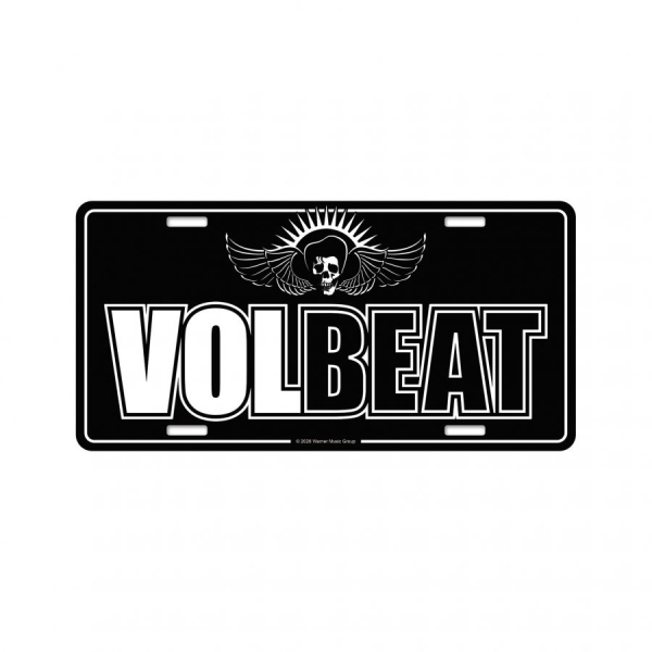 Volbeat - Number Plate Logo (30,5 X 15 Cm) i gruppen MERCHANDISE / Merch / Kommande / Hårdrock hos Bengans Skivbutik AB (5683345)
