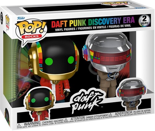 Daft Punk - Funko Pop! Rocks Daft Punk - Discovery Era 2-Pack i gruppen MERCHANDISE / Merch / Elektroniskt hos Bengans Skivbutik AB (5683373)