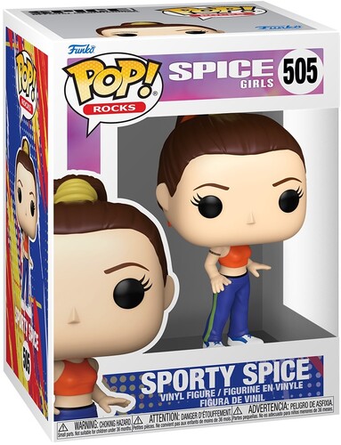 Spice Girls - Funko Pop! Rocks: Spice Girls - Sporty Spice (Wannabe) i gruppen MERCHANDISE / Merch / Pop-Rock hos Bengans Skivbutik AB (5683375)
