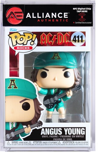 Ac/Dc - Funko Pop! Rocks: Angus Young, Green  i gruppen MERCHANDISE / Merch / Hårdrock hos Bengans Skivbutik AB (5683378)