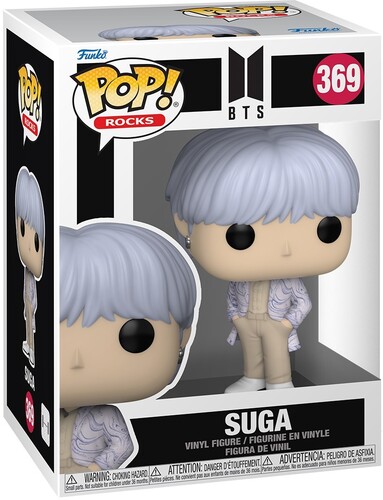 Bts - Funko Pop! Rocks: Bts - Suga (Proof) i gruppen MERCHANDISE / Merch / K-Pop hos Bengans Skivbutik AB (5683388)