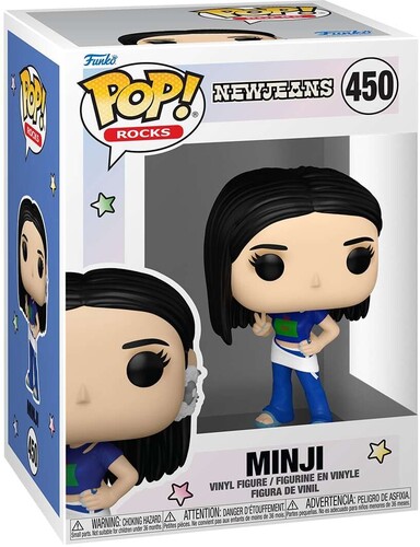 Bts - Funko Pop! Rocks: New Jeans - Minji, New Jeans Outfit i gruppen MERCHANDISE / Merch / K-Pop hos Bengans Skivbutik AB (5683390)