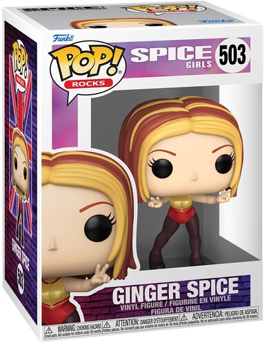 Spice Girls  - Funko Pop! Rocks: Spice Girls - Ginger Spice (Wannabe) i gruppen MERCHANDISE / Merch / Pop-Rock hos Bengans Skivbutik AB (5683392)