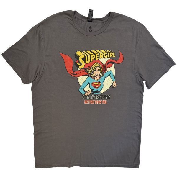 Supergirl The Movie - Does Everything Uni Char T-Shirt i gruppen MERCHANDISE / T-shirt / Film-Musikal hos Bengans Skivbutik AB (5683530r)