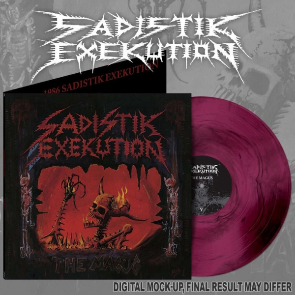 Sadistik Exekution - Magus (Grimace Purple Black Splatte i gruppen VINYL / Kommande / Hårdrock hos Bengans Skivbutik AB (5683569)