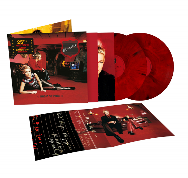 Roxette - Room Service (25Th Anniversary Edition, Red & Black Marbled 2Lp) i gruppen VINYL / Kommande / Pop-Rock hos Bengans Skivbutik AB (5683616)