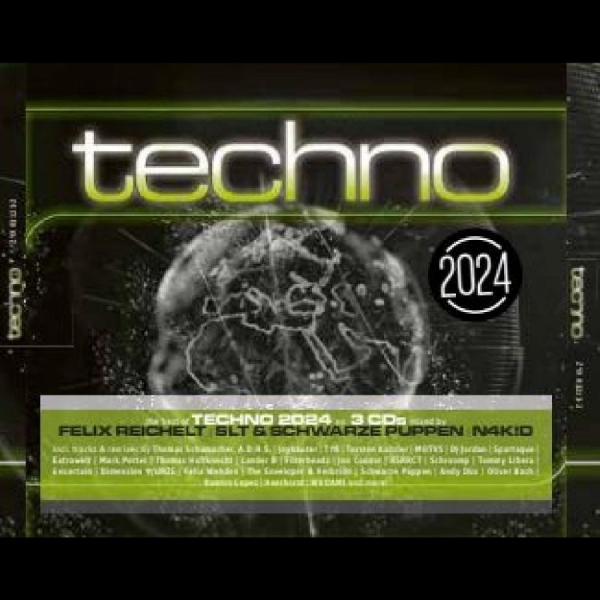 Various Artists - Techno 2024 i gruppen CD / Toppsäljare hos Bengans Skivbutik AB (5684224)