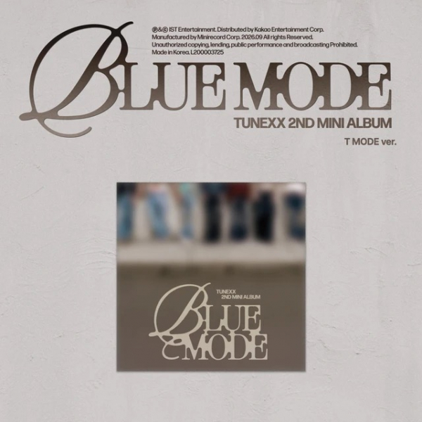 Tunexx - Blue Mode (T Mode Ver.) i gruppen MERCHANDISE / Merch+Code / Kommande / K-Pop hos Bengans Skivbutik AB (5684486)