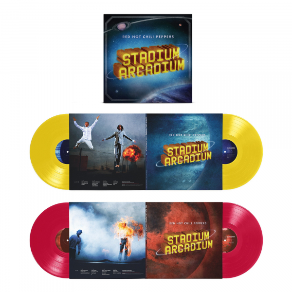 Red Hot Chili Peppers - Stadium Arcadium (Canary Yellow & Apple Red 4Lp) i gruppen VINYL / Kommande / Pop-Rock hos Bengans Skivbutik AB (5684489)