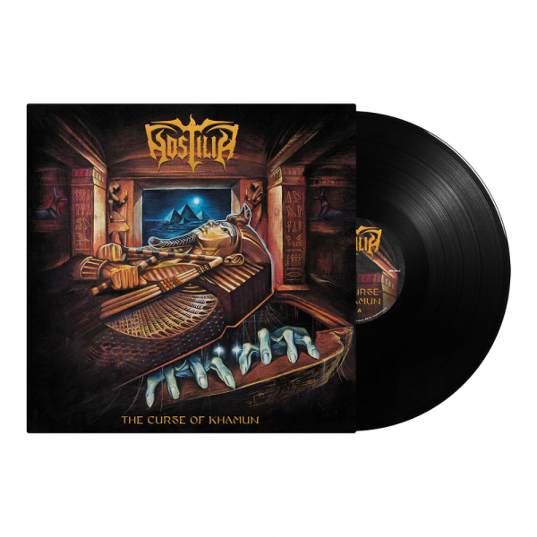 Hostilia - The Curse Of Khamun (Black Vinyl LP) i gruppen VINYL / Kommande / Hårdrock hos Bengans Skivbutik AB (5684496)