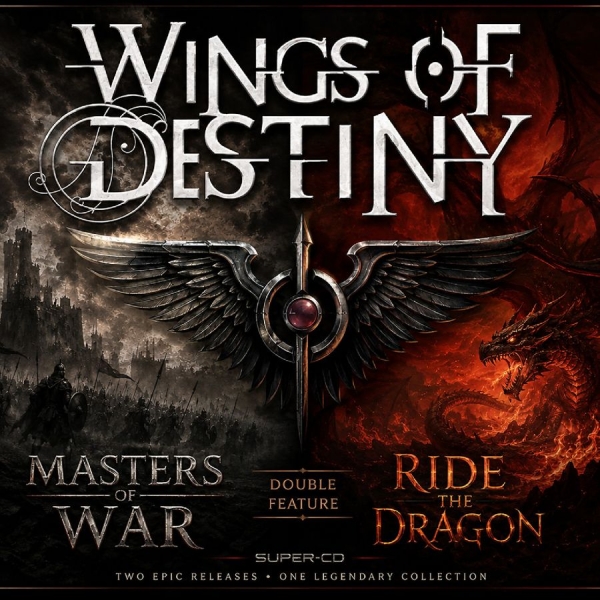 Wings Of Destiny - Masters Of War / Ride The Dragon (D i gruppen CD / Kommande / Hårdrock hos Bengans Skivbutik AB (5684557)