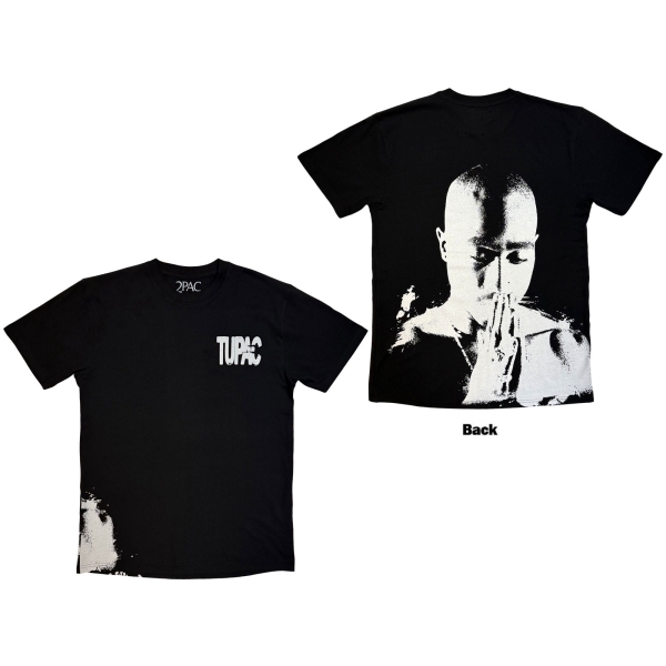 Tupac - Prayer Aop Uni Bl T-Shirt i gruppen MERCH / Kläder / T-shirts hos Bengans Skivbutik AB (5685395r)