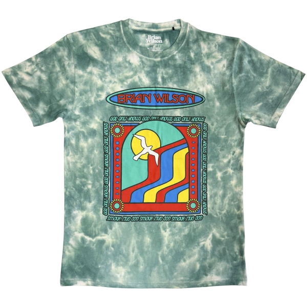 Brian Wilson - God Only Knows Uni Green Dipdye T-Shirt i gruppen MERCH / Kläder / T-shirts hos Bengans Skivbutik AB (5685418r)