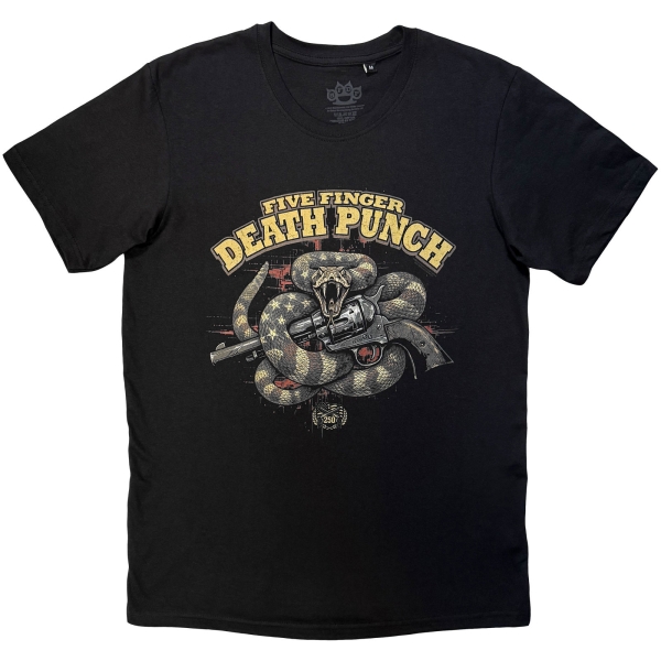Five Finger Death Punch - Rattlesnake Uni Bl T-Shirt i gruppen MERCH / Kläder / T-shirts hos Bengans Skivbutik AB (5685432r)