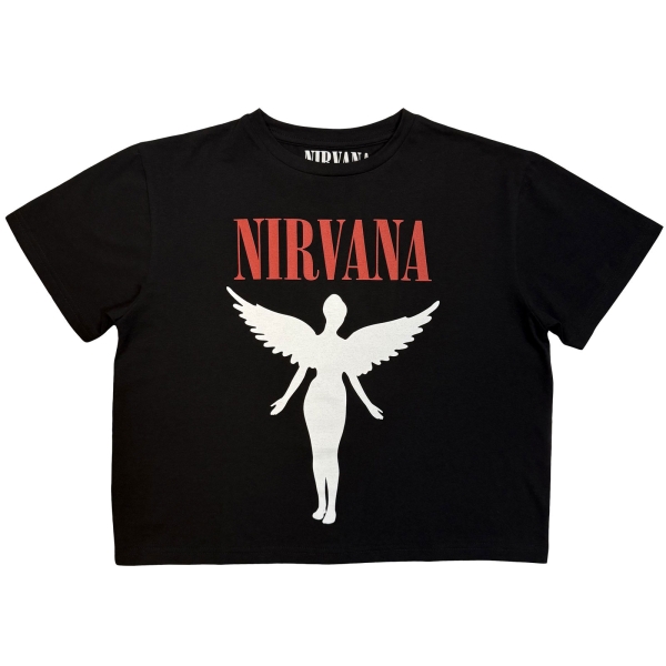 Nirvana - In Utero Lady Bl Crop Top i gruppen MERCH / Kläder / Crop tops hos Bengans Skivbutik AB (5685460r)