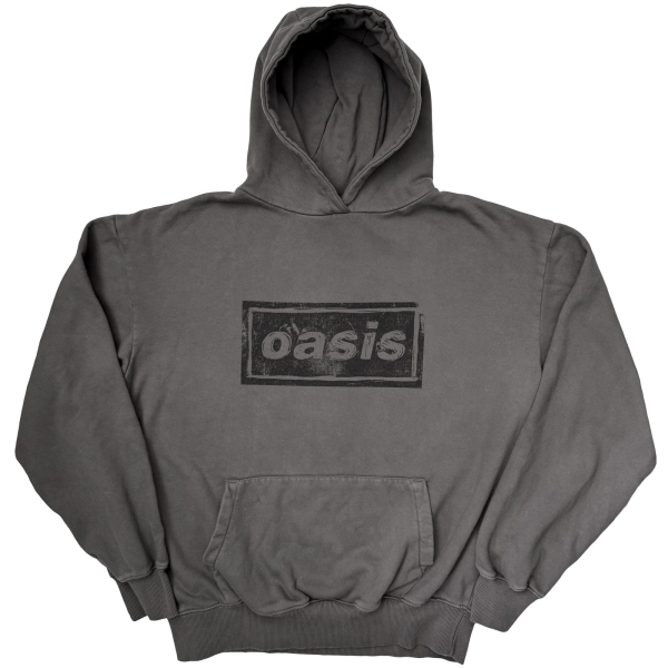 Oasis - Lino Logo Uni Char Hoodie i gruppen MERCH / Kläder / Hoodies hos Bengans Skivbutik AB (5685472r)