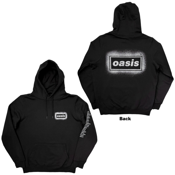 Oasis - Spray Live '25 World Tour Uni Bl Hoodie i gruppen MERCH / Kläder / Hoodies hos Bengans Skivbutik AB (5685476r)