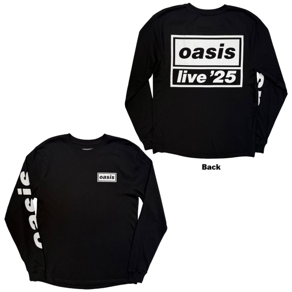 Oasis - Live '25 Lockup Uni Bl Longsleeve i gruppen MERCH / Kläder / Longsleeves & jerseys hos Bengans Skivbutik AB (5685478r)