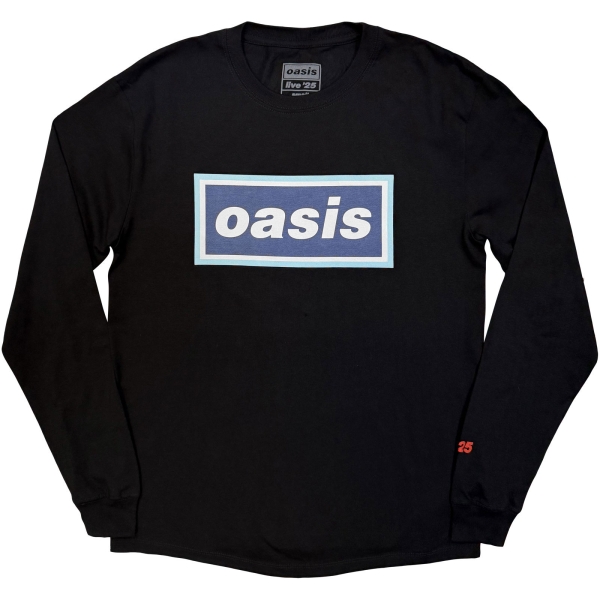 Oasis - 96 Blue Logo Uni Bl Longsleeve i gruppen MERCH / Kläder / Longsleeves & jerseys hos Bengans Skivbutik AB (5685480r)
