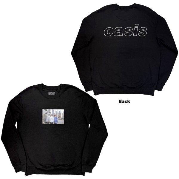Oasis - Detroit Bus Photo Uni Bl Sweatshirt i gruppen MERCH / Kläder / Sweatshirts hos Bengans Skivbutik AB (5685483r)