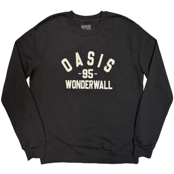 Oasis - Wonderwall Varsity Uni Char Sweatshirt i gruppen MERCH / Kläder / Sweatshirts hos Bengans Skivbutik AB (5685484r)