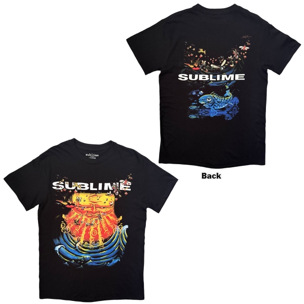 Sublime - Underwater Uni Bl T-Shirt i gruppen MERCH / Kläder / T-shirts hos Bengans Skivbutik AB (5685526r)
