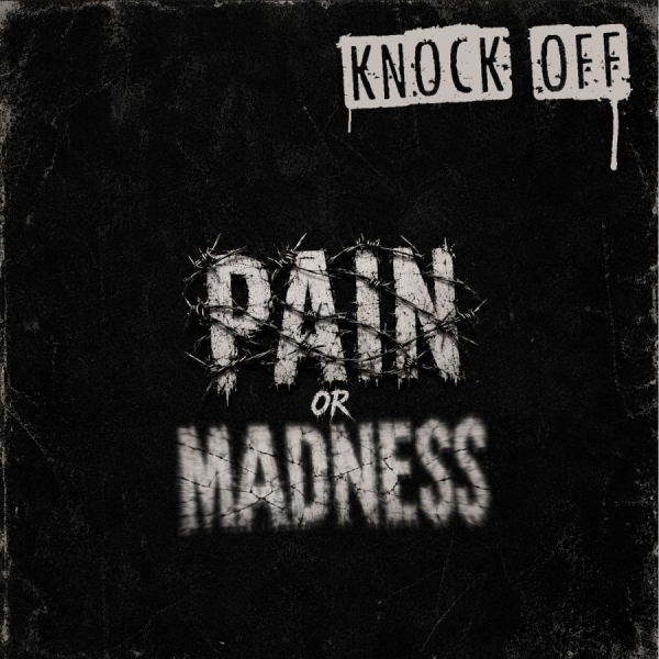 Knock Off - Pain Or Madness (Gold W/Red Splatte i gruppen VINYL / Kommande / Pop-Rock hos Bengans Skivbutik AB (5685680)