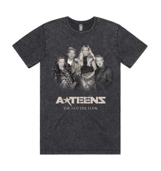 A*Teens - YGTL Washed Uni T-Shirt i gruppen MERCHANDISE / T-shirt / Nyheter / Pop-Rock hos Bengans Skivbutik AB (5685706r)