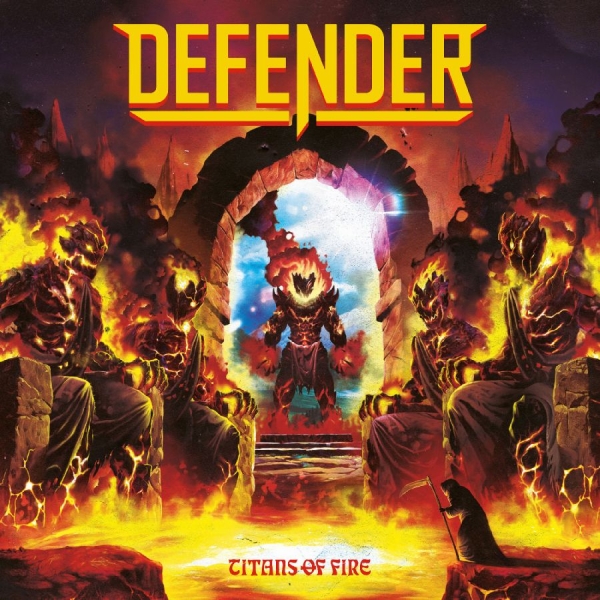 Defender - Titans Of Fire i gruppen CD / Kommande / Hårdrock hos Bengans Skivbutik AB (5685822)
