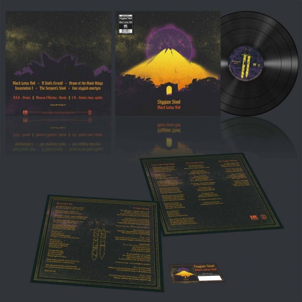 Stygian Steel - Black Lotus Veil (Black Vinyl Lp) i gruppen VINYL / Kommande / Hårdrock hos Bengans Skivbutik AB (5685826)
