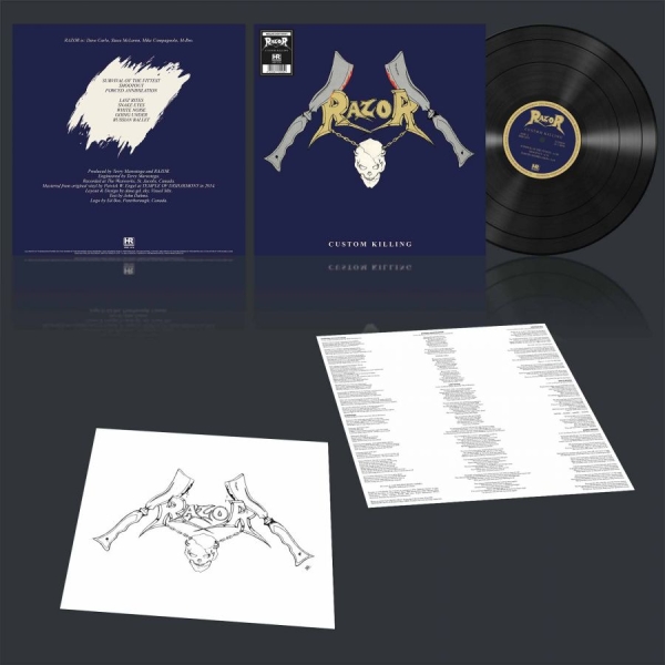 Razor - Custom Killing (Black Vinyl Lp) i gruppen VINYL / Kommande / Hårdrock hos Bengans Skivbutik AB (5685827)