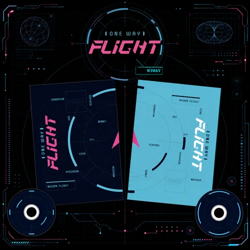 W3Way - One Way Flight (Random Ver.) i gruppen CD / Kommande / K-Pop hos Bengans Skivbutik AB (5685871)
