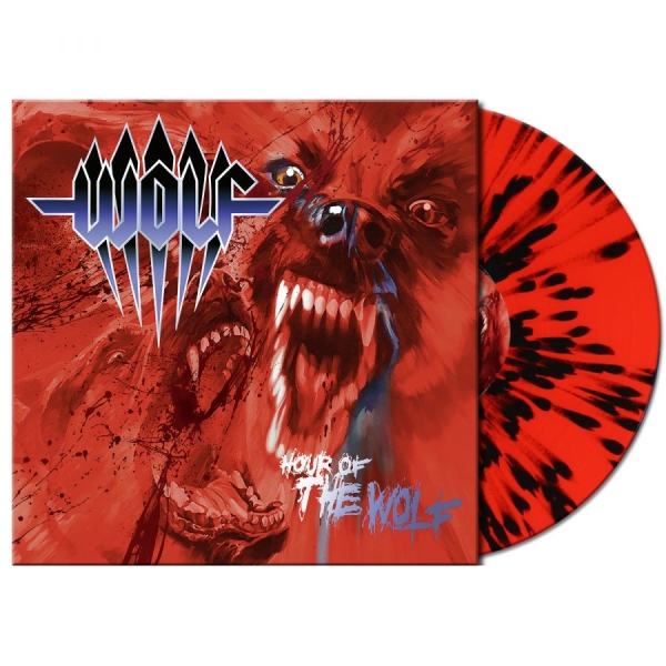 Wolf - Hour Of The Wolf (Red/Black Splatte i gruppen VINYL / Hårdrock hos Bengans Skivbutik AB (5686066)