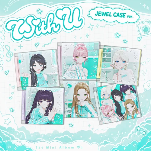 Mw:Meu - With U (Jewel Case Ver.) (Random Ver.) i gruppen CD / Kommande / K-Pop hos Bengans Skivbutik AB (5686137)