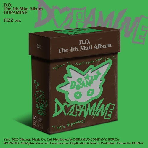 D.O. (Exo) - Dopamine (Fizz Ver.) i gruppen CD / Kommande / K-Pop hos Bengans Skivbutik AB (5686140)