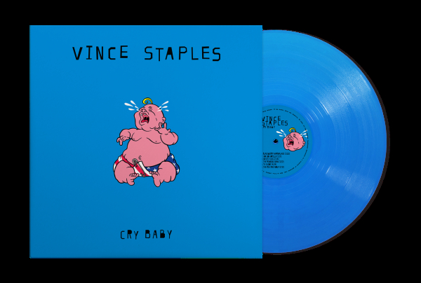 Vince Staples - Cry Baby (X) (Uk Edition) (Baby Blue Vinyl/Alternate Cover) i gruppen VINYL / Kommande / Hip Hop-Rap hos Bengans Skivbutik AB (5686180)