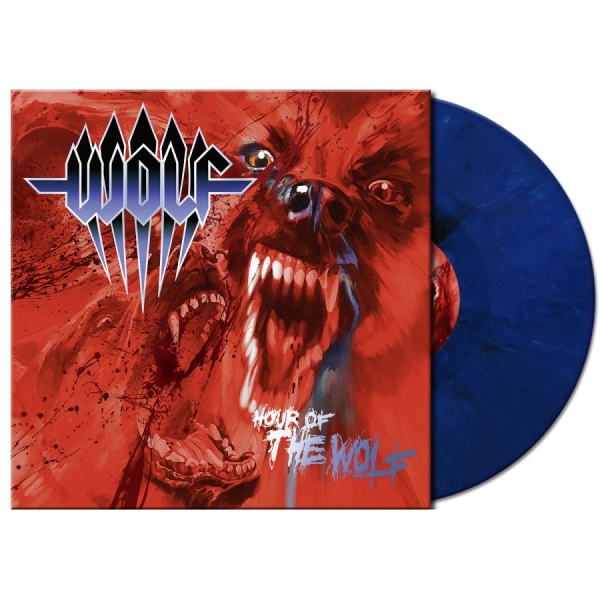 Wolf - Hour Of The Wolf (Blue Marbled Viny i gruppen VINYL / Hårdrock hos Bengans Skivbutik AB (5686251)