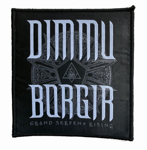 Dimmu Borgir - Patch Logo Grand Serpent Rising (9, i gruppen MERCH hos Bengans Skivbutik AB (5686285)