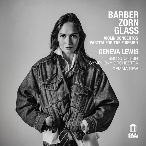 Geneva Lewis - Barber & Glass: Violin Concertos Z i gruppen CD / Klassiskt hos Bengans Skivbutik AB (5686361)