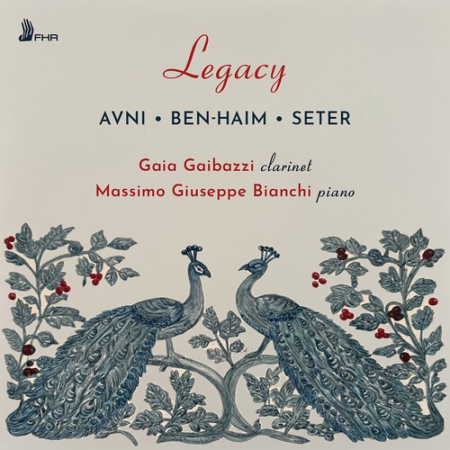 Gaia Gaibazzi Massimo Giuseppe Bia - Avni, Ben-Haim & Seter: Legacy - Co i gruppen CD / Klassiskt hos Bengans Skivbutik AB (5686377)