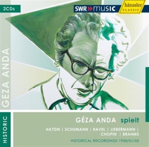 Haydn Schumann  Ravel Liebermann - Geza Anda Plays Haydn, Schumann, Ra i gruppen Externt_Lager / Naxoslager hos Bengans Skivbutik AB (568645)